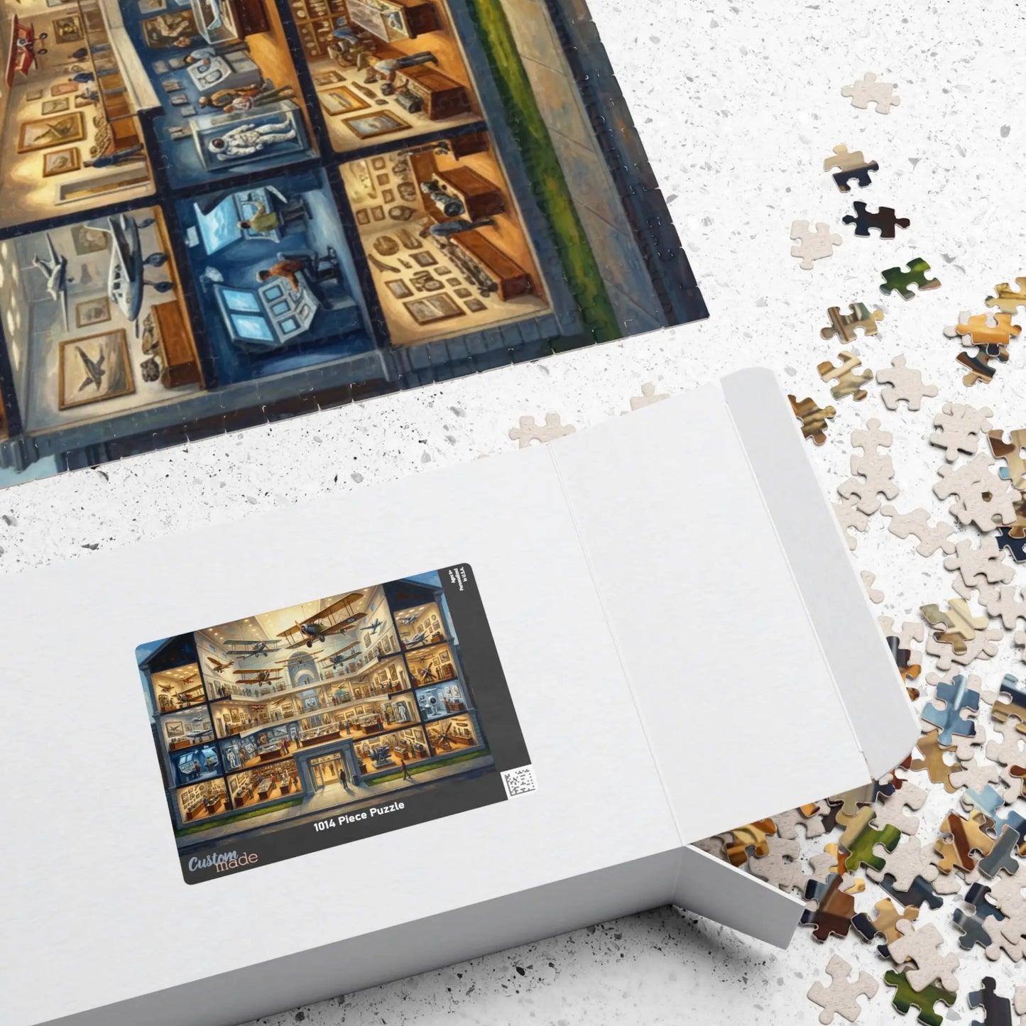 Aviation Museum Cutaway Jigsaw Puzzle