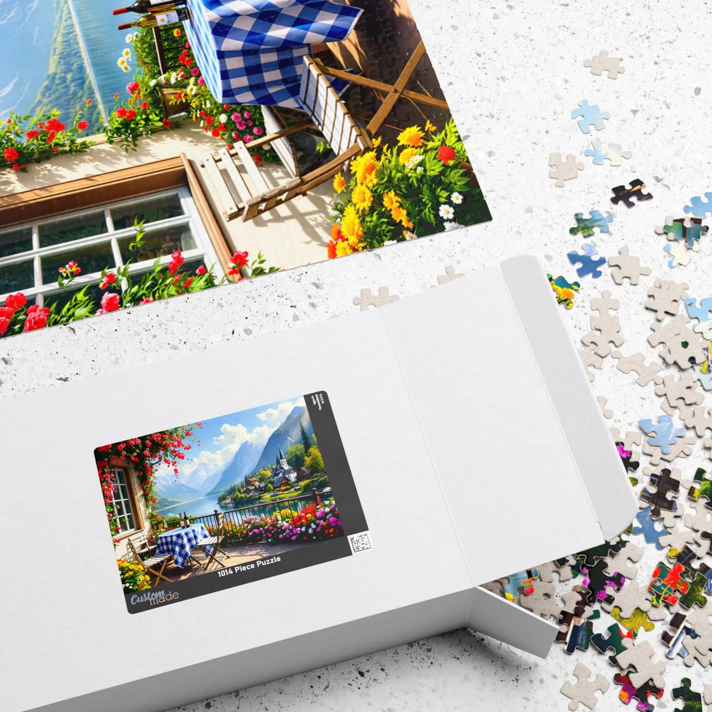 Alpine Serenity Jigsaw Puzzle Printify