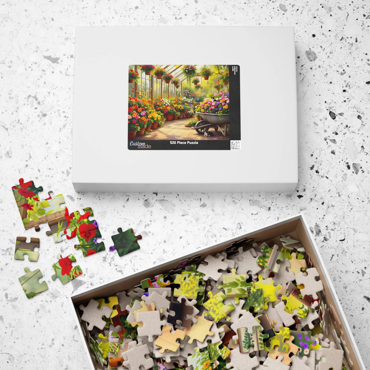 Green House Flowers Jigsaw Puzzle