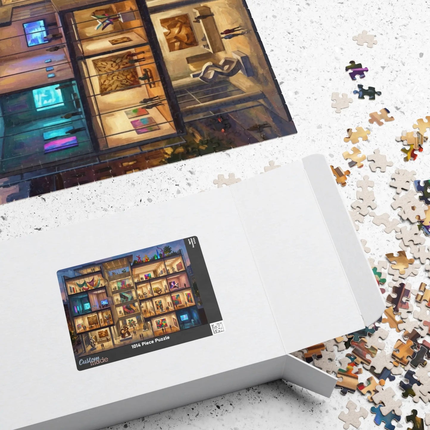 Modern Art Museum Cutaway Jigsaw Puzzle
