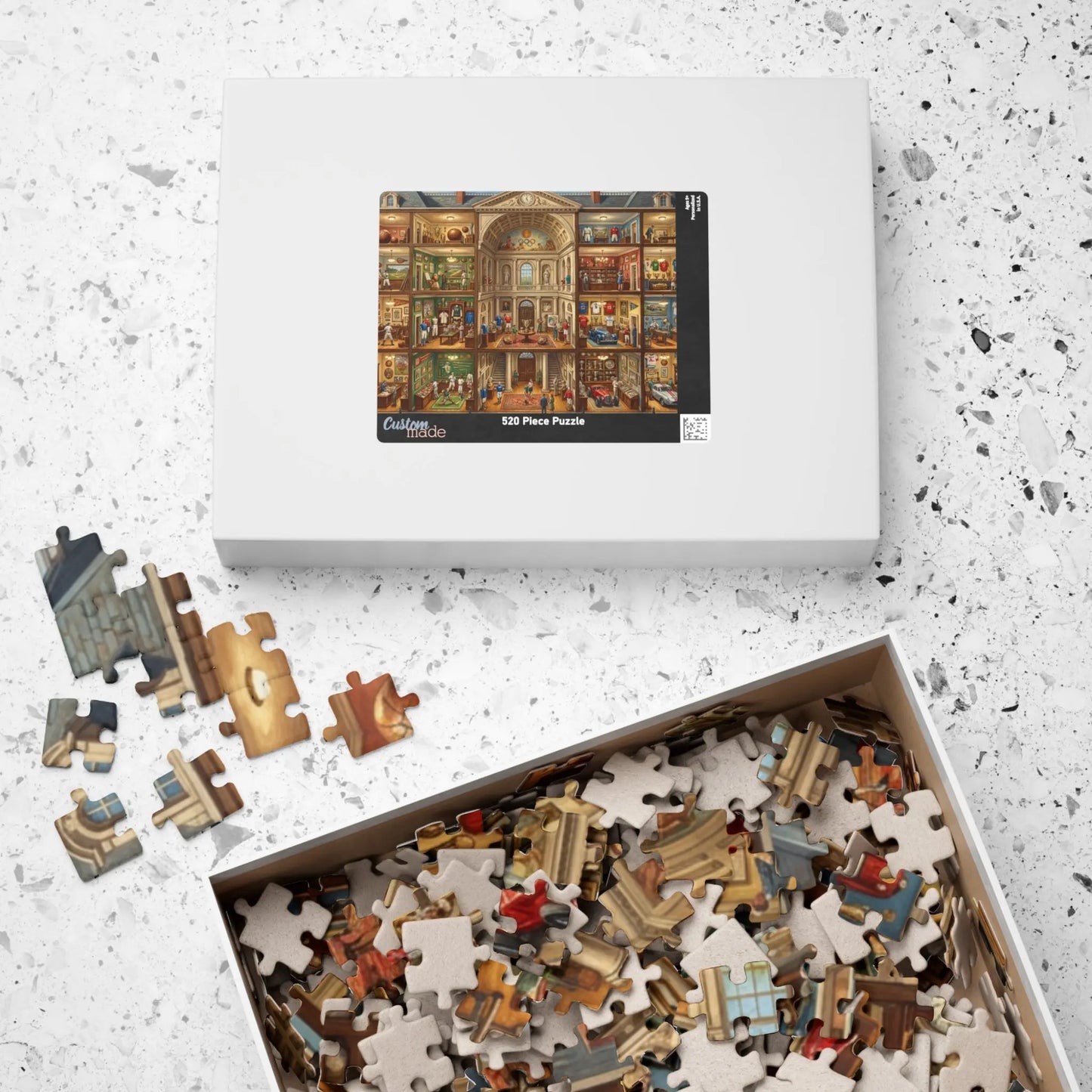Sports Museum Cutaway Jigsaw Puzzle 