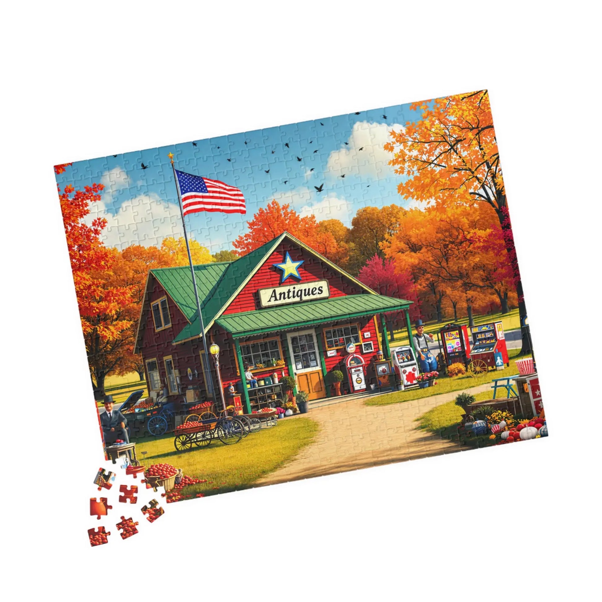 Country Antique Store Jigsaw Puzzle 