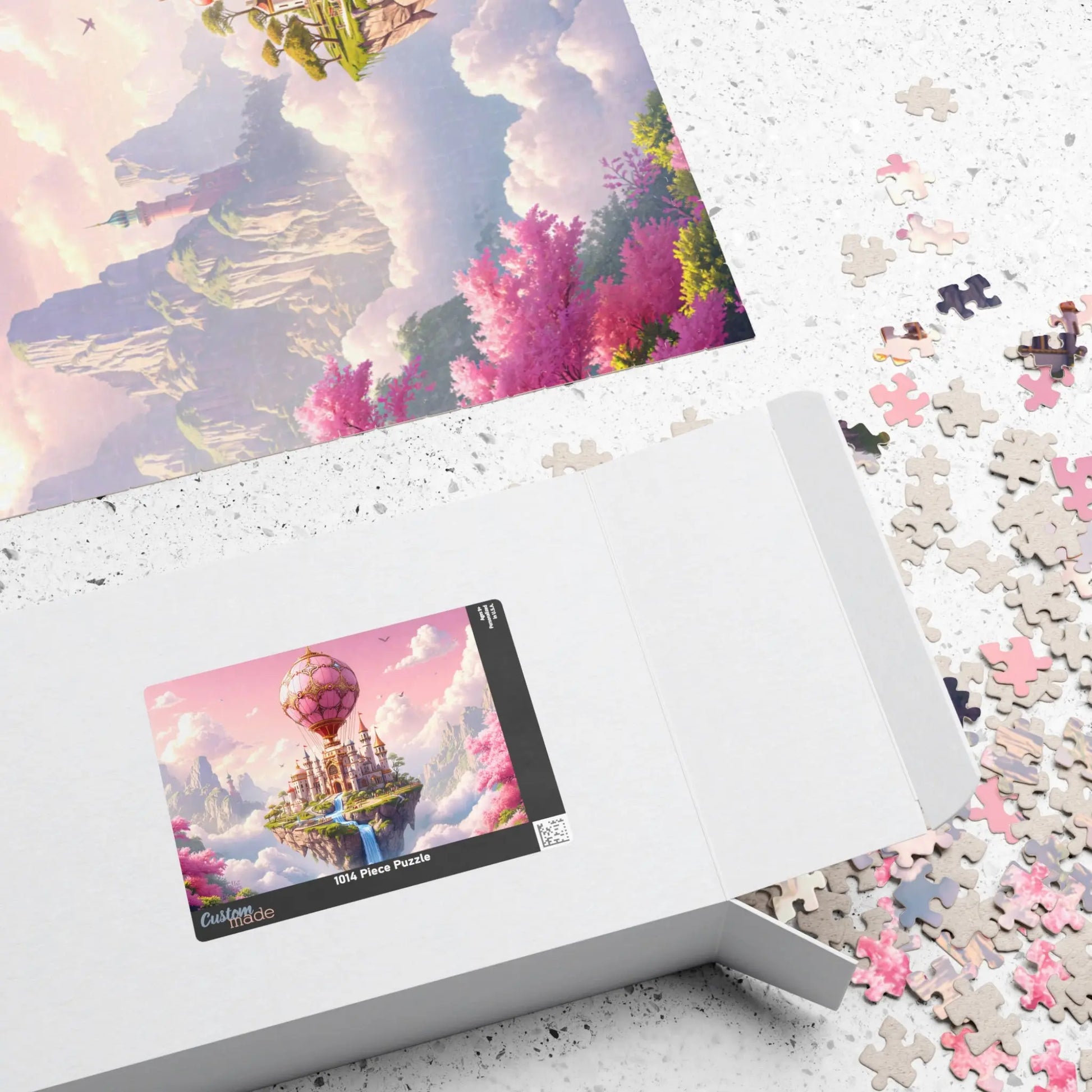 Whimsical Floating Island Jigsaw Puzzle Printify