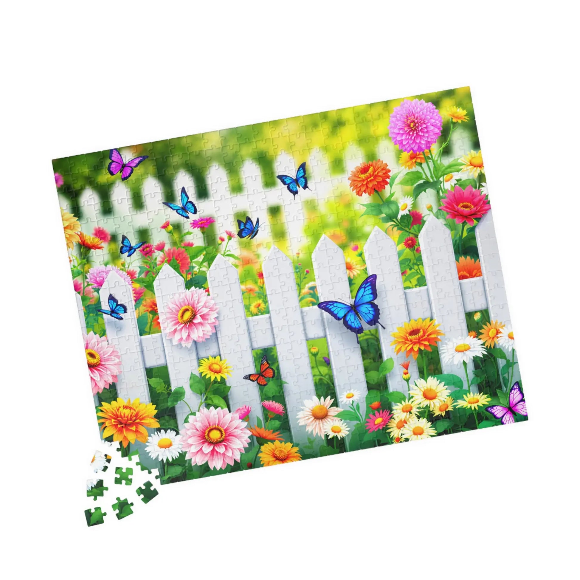 Wildflower Garden Jigsaw Puzzle Printify
