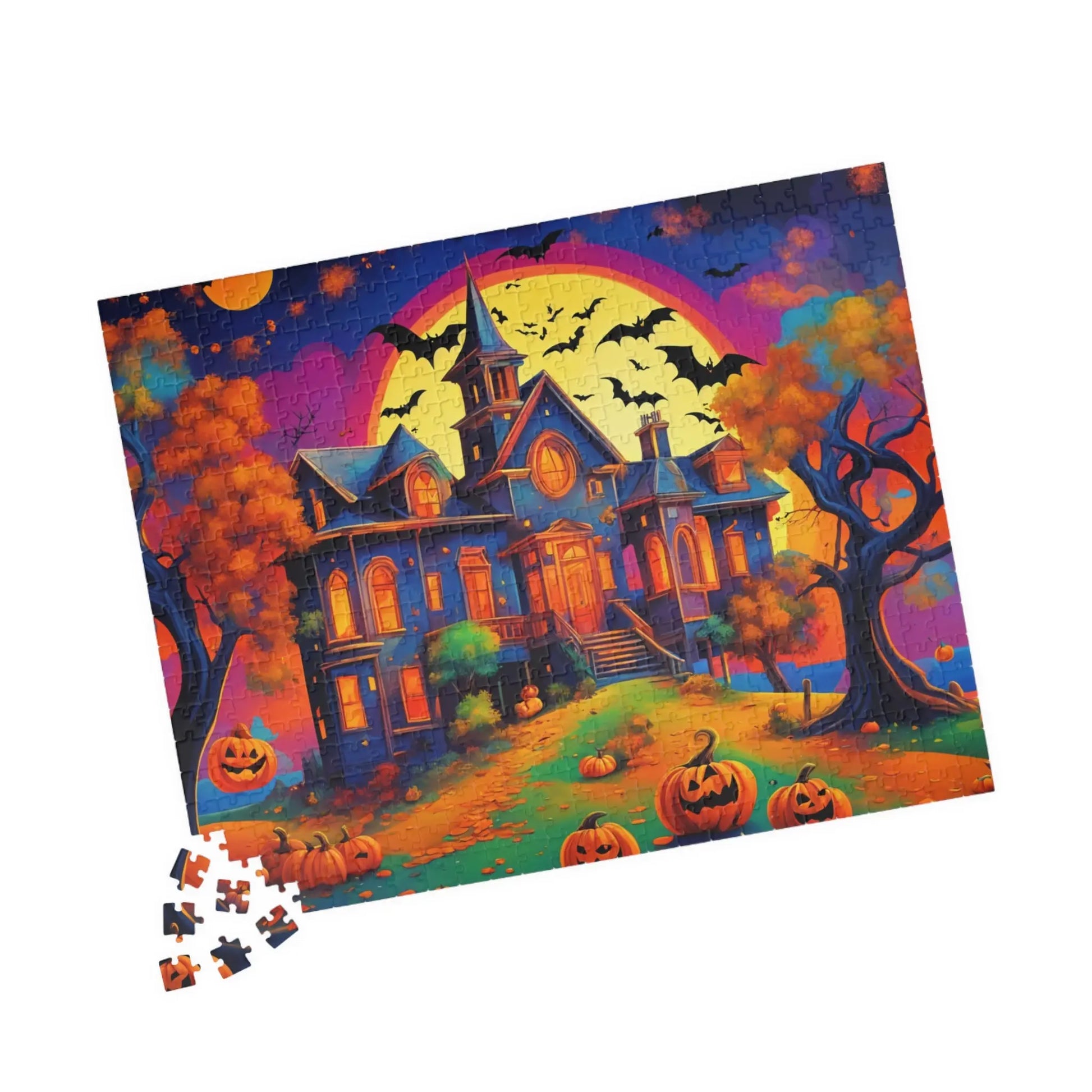 Halloween Night Magic Jigsaw Puzzle Printify