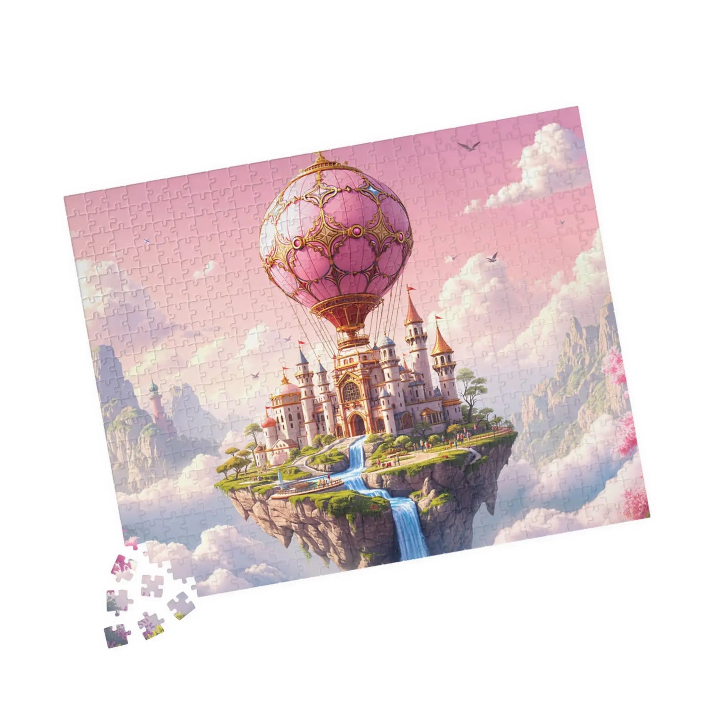 Whimsical Floating Island Jigsaw Puzzle Printify