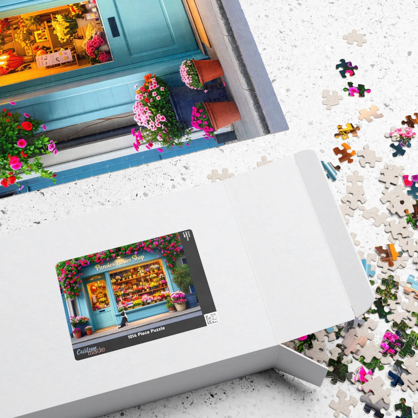 Flower Shop Jigsaw Puzzle Printify