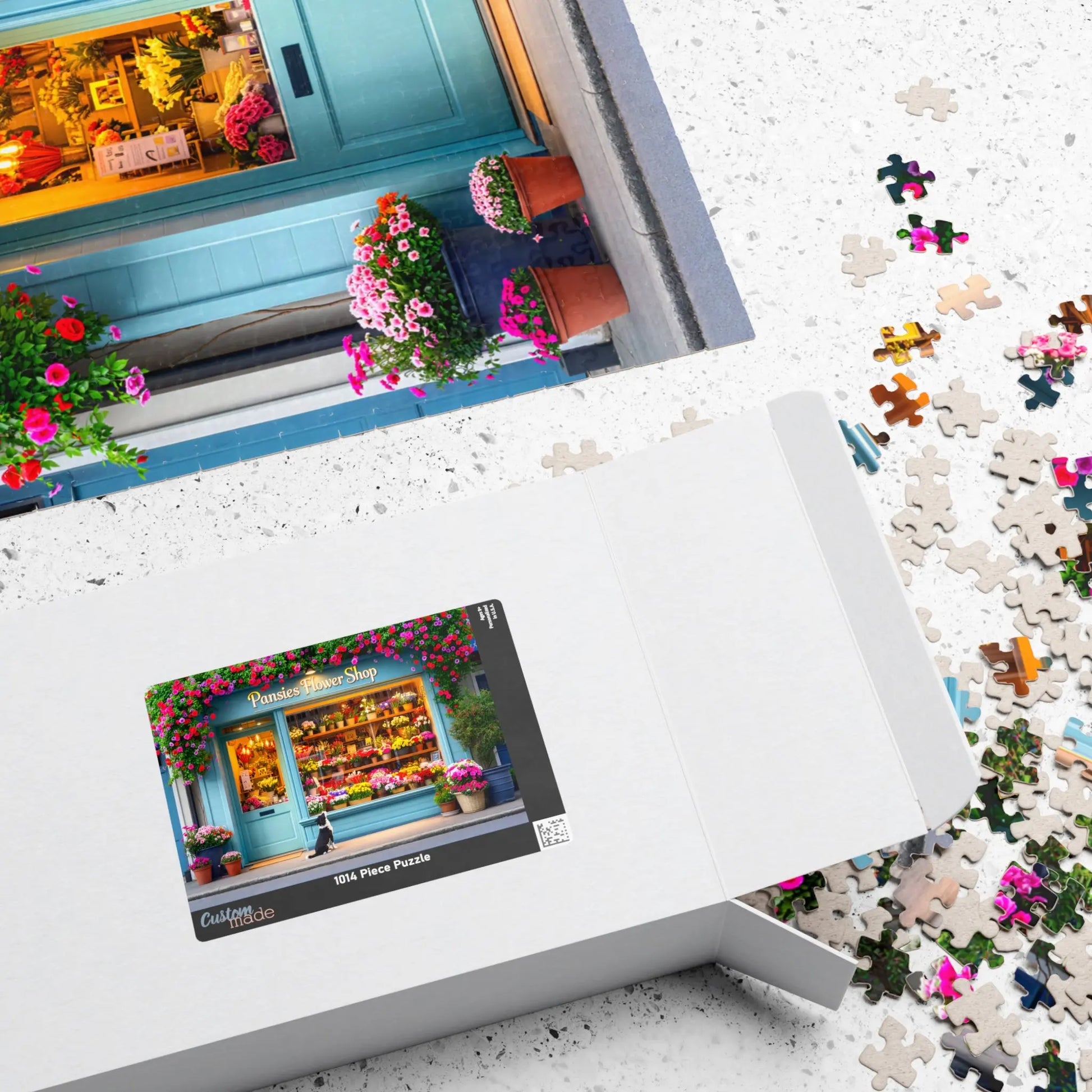 Flower Shop Jigsaw Puzzle Printify
