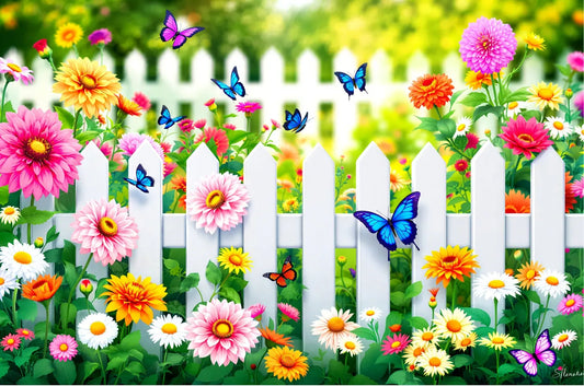 Wildflower Garden Jigsaw Puzzle Printify