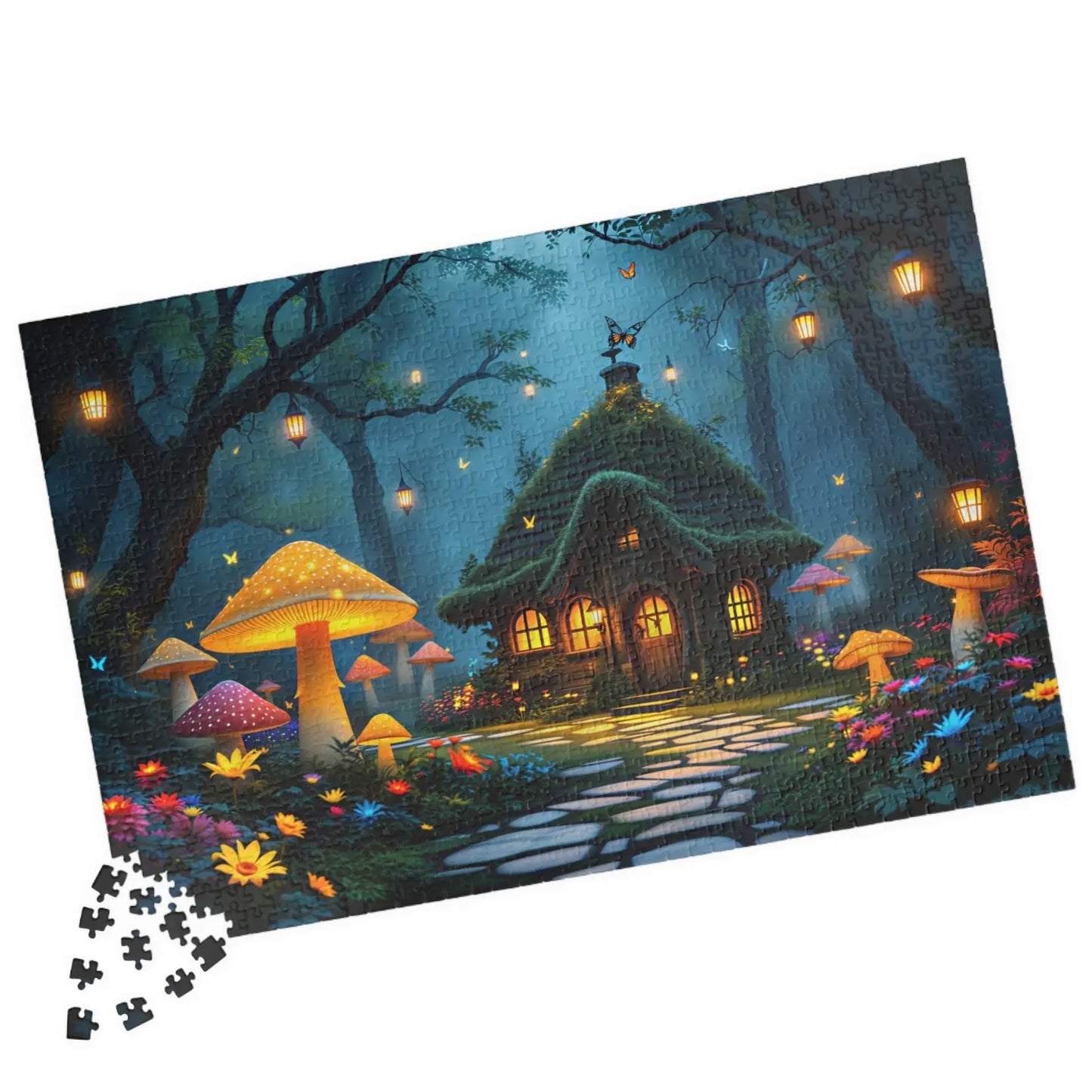 Whimsical Woodland Retreat Jigsaw Puzzle 