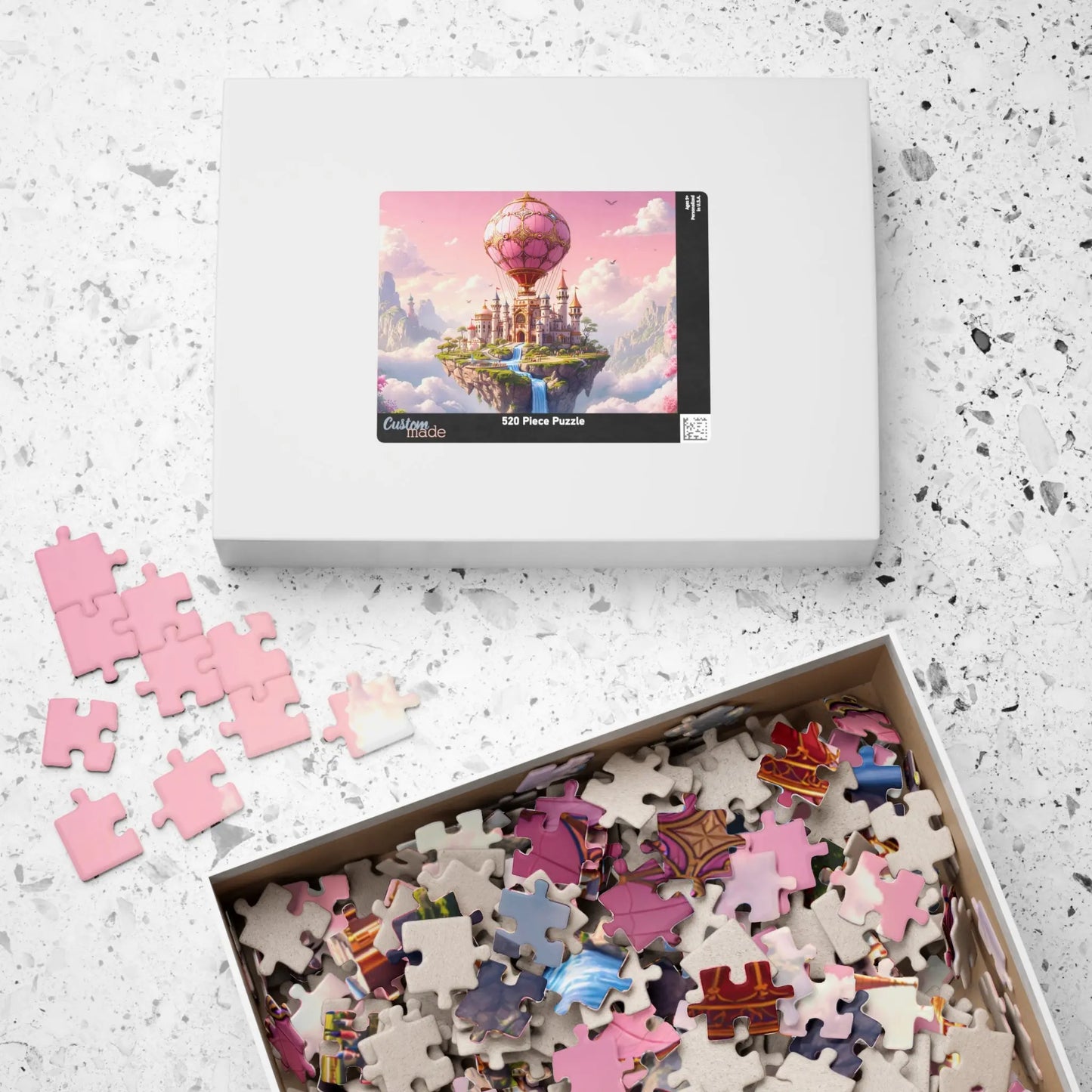 Whimsical Floating Island Jigsaw Puzzle Printify