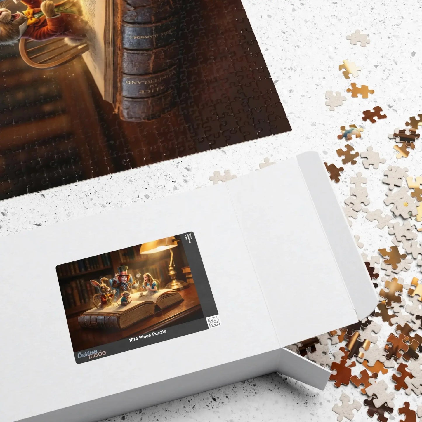 Alice’s Whimsical Tea Party Jigsaw Puzzle 