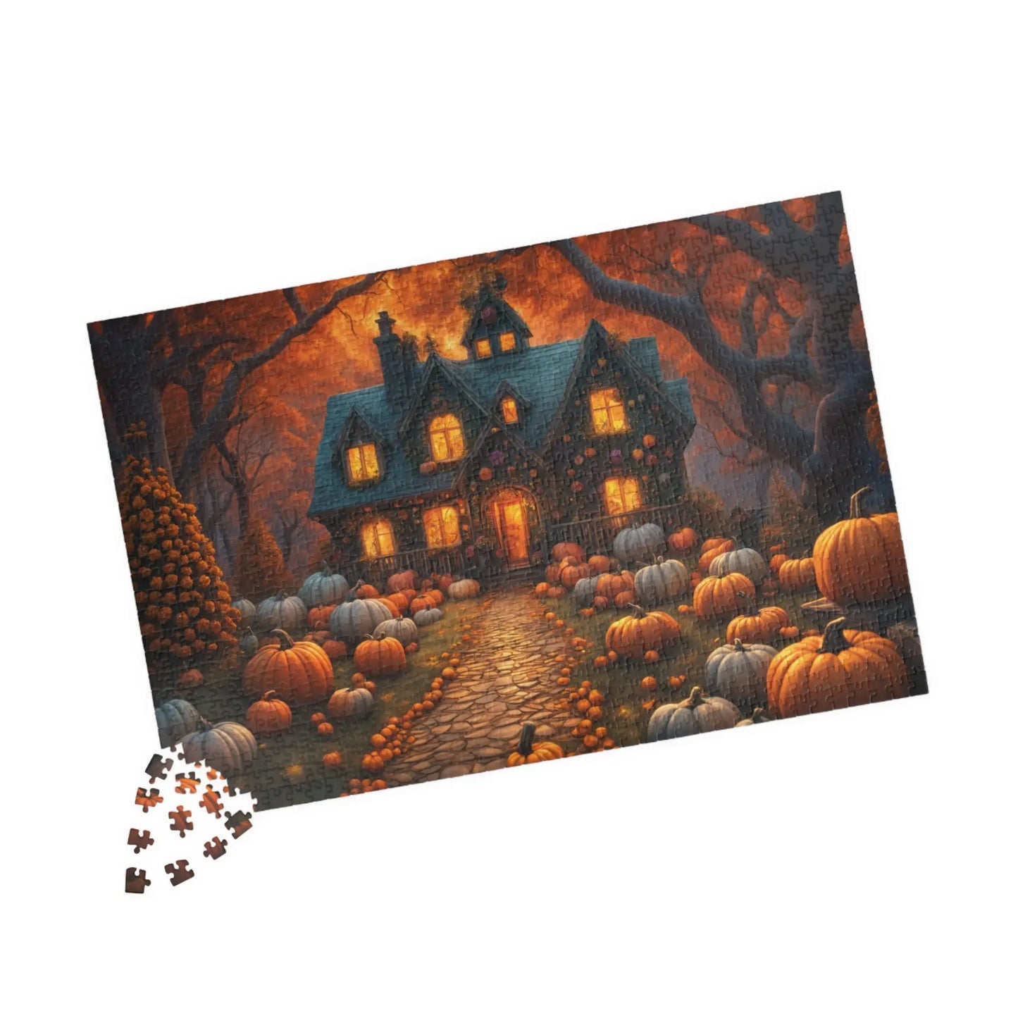 Halloween Enchantment Jigsaw Puzzle Printify