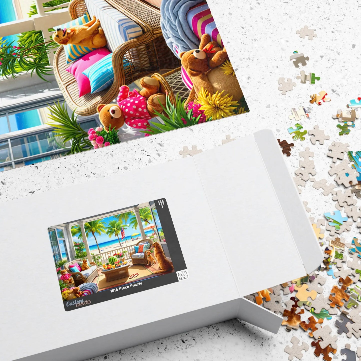 Poarchside Paradise Jigsaw Puzzle Printify