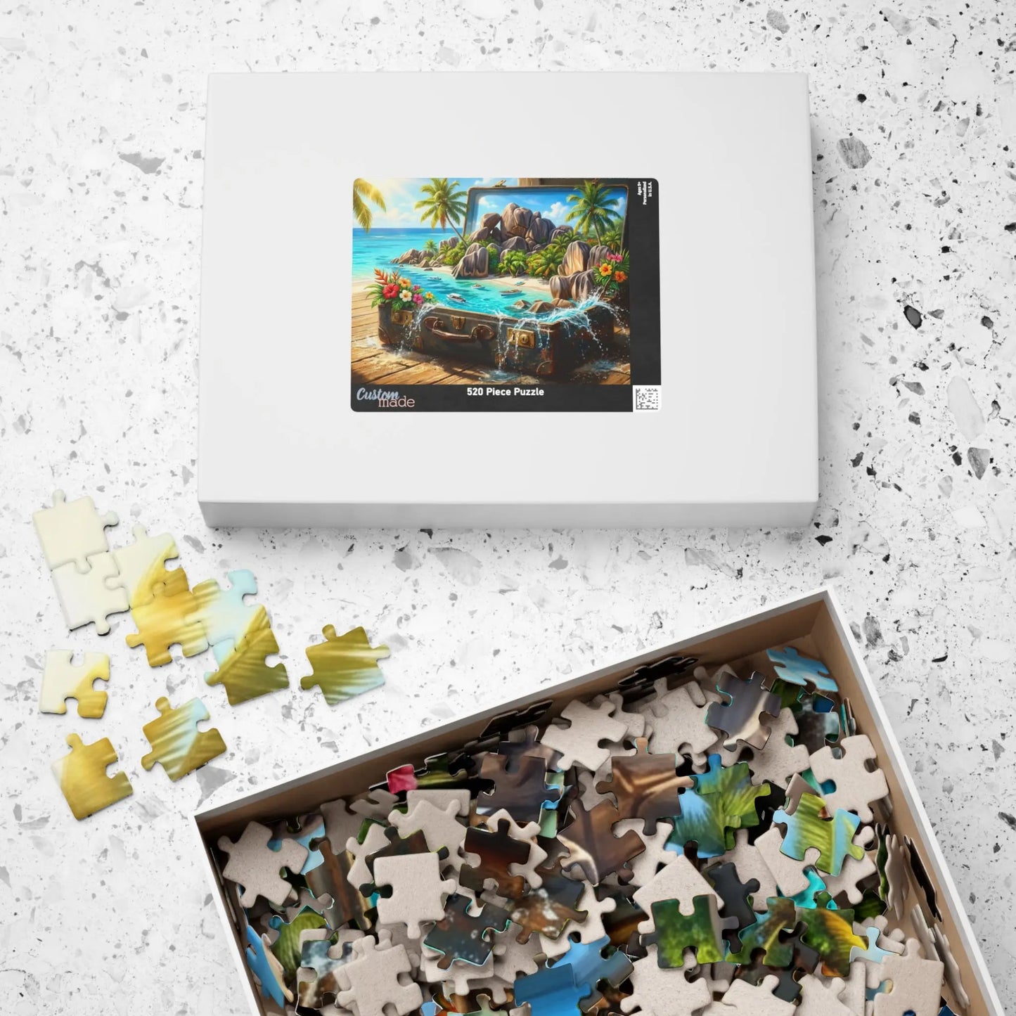 Seychelles Beach Jigsaw Puzzle 