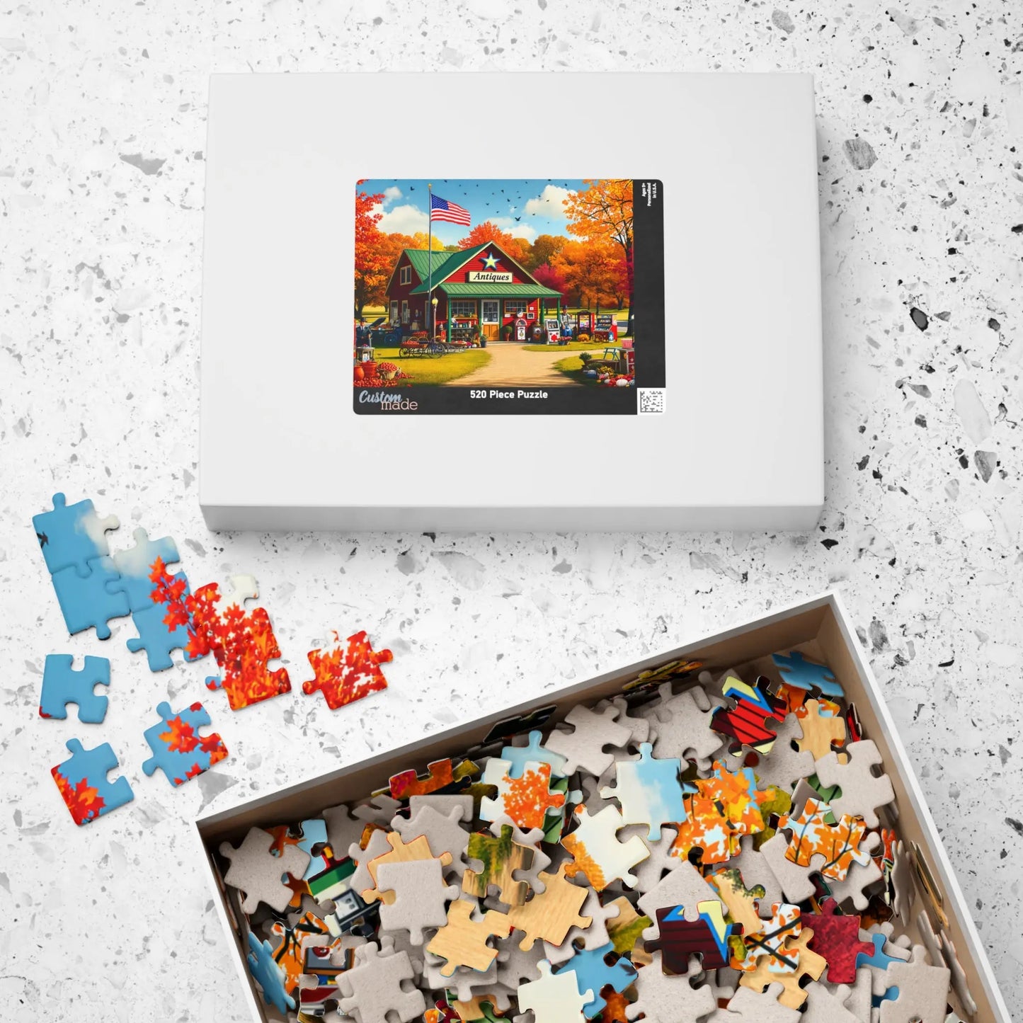 Country Antique Store Jigsaw Puzzle Printify