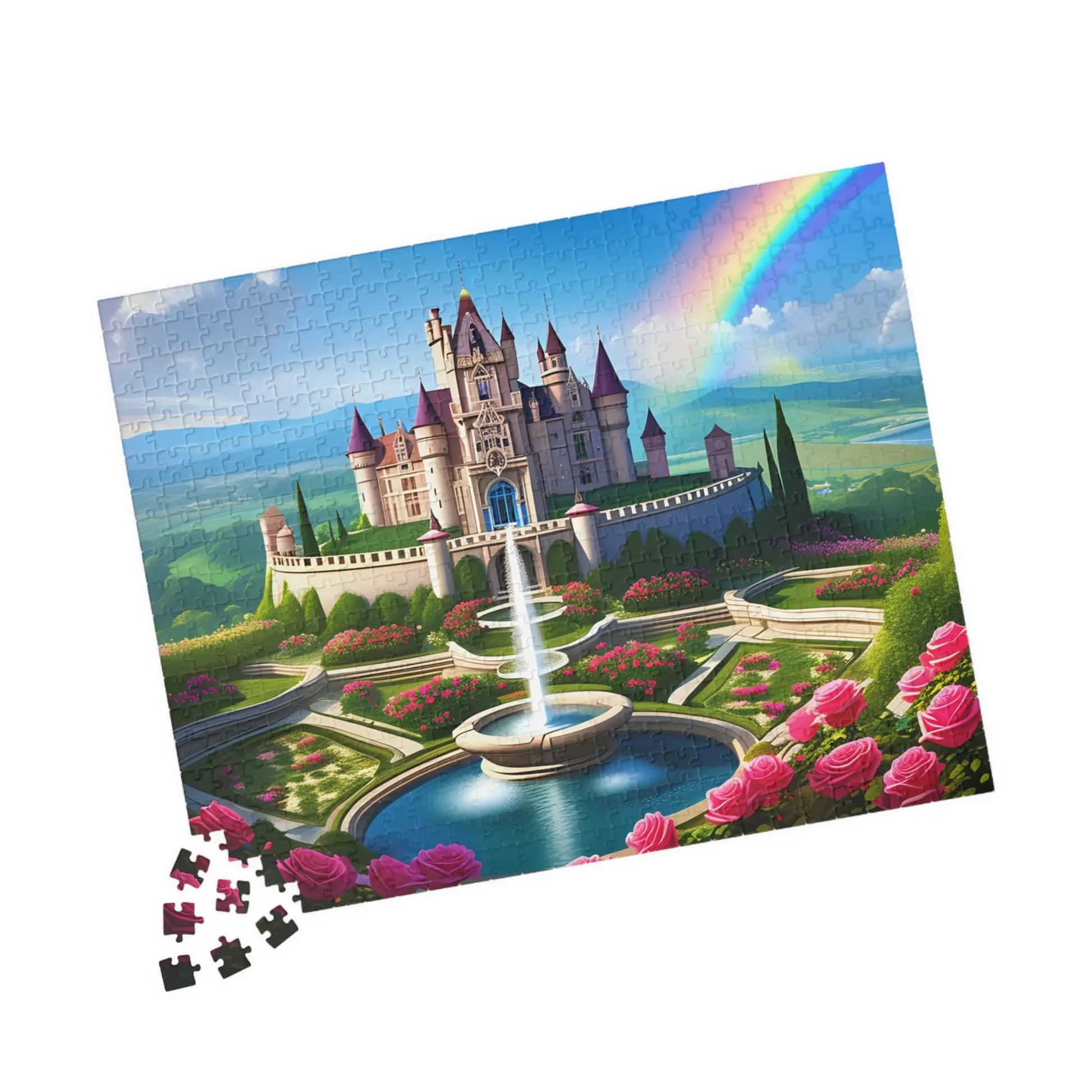 Majestic Castle Jigsaw Puzzle Printify