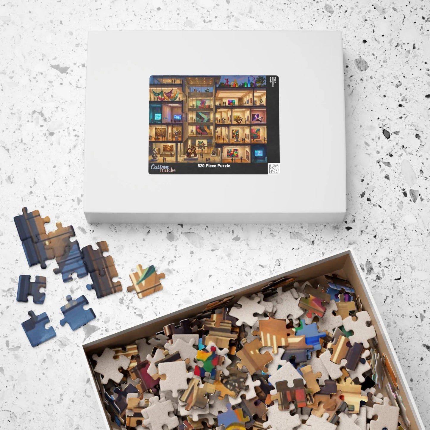 Modern Art Museum Cutaway Jigsaw Puzzle 
