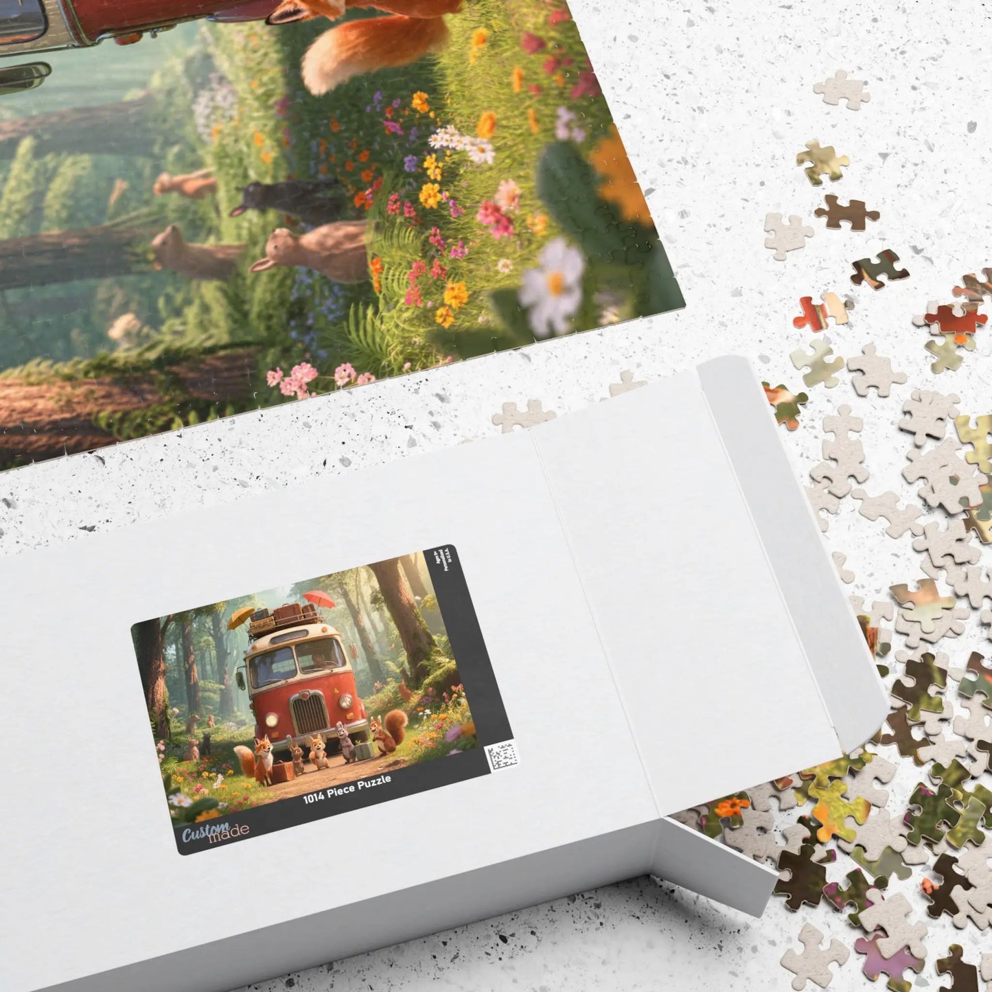 Whimsical Forest Jigsaw Puzzle Printify