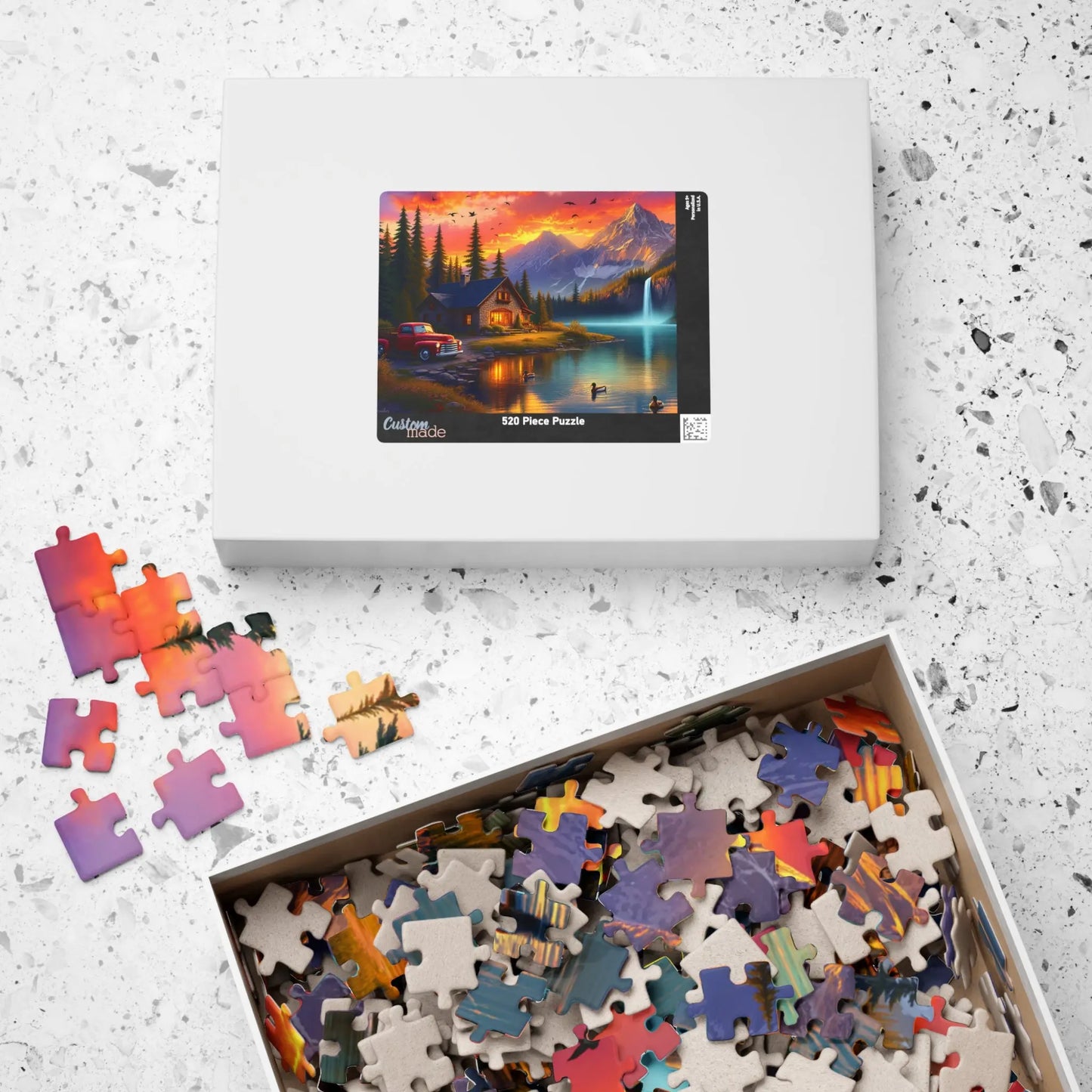 Lakeside Retreat Jigsaw Puzzle Printify