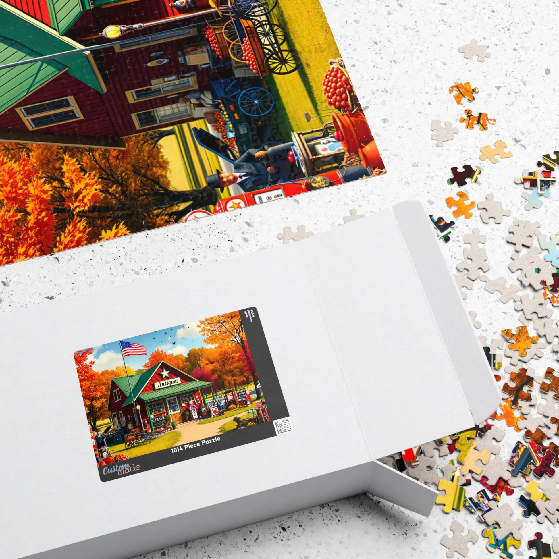 Country Antique Store Jigsaw Puzzle Printify