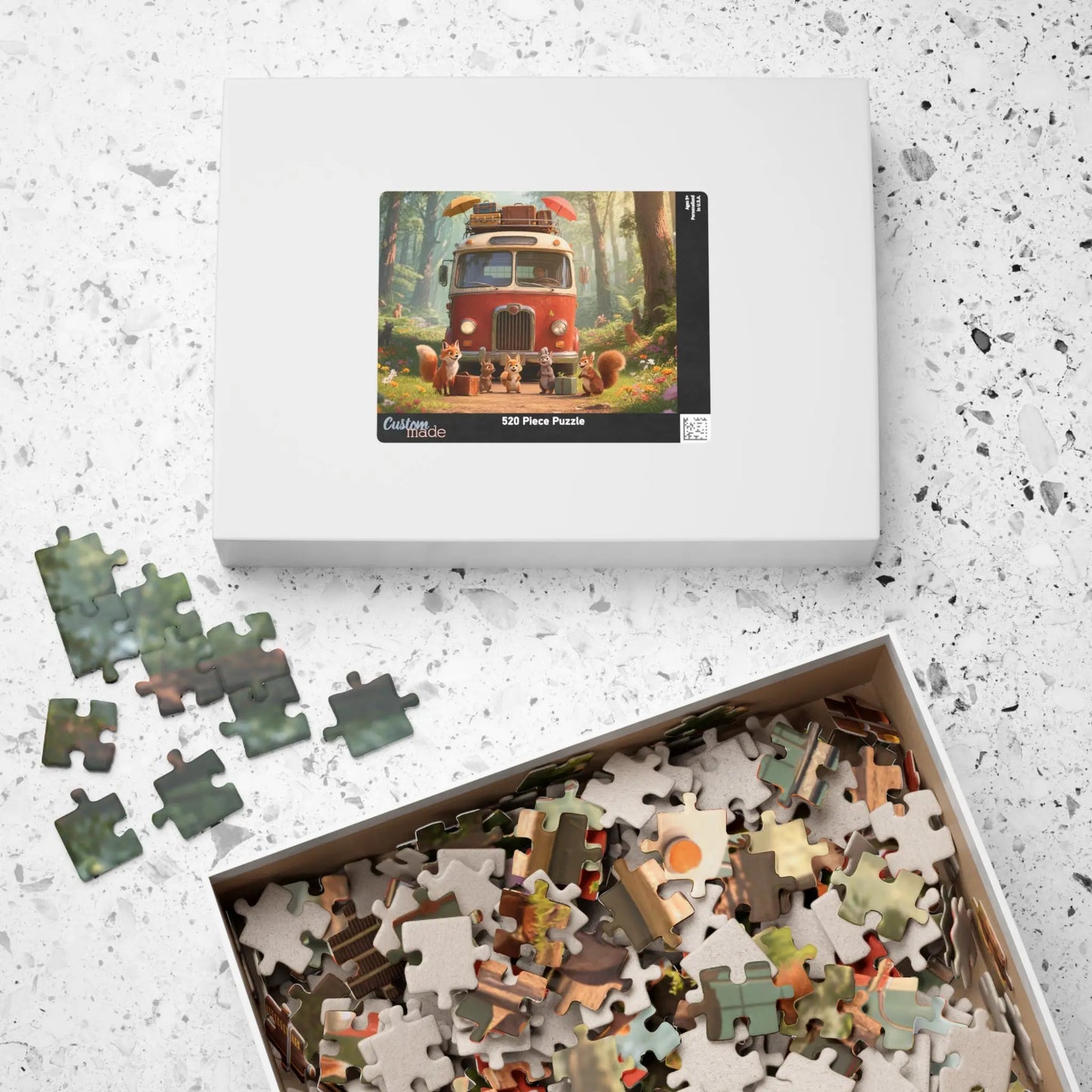Whimsical Forest Jigsaw Puzzle Printify