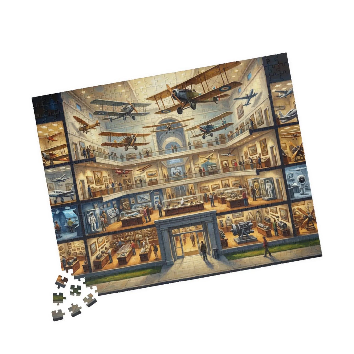 Aviation Museum Cutaway Jigsaw Puzzle 