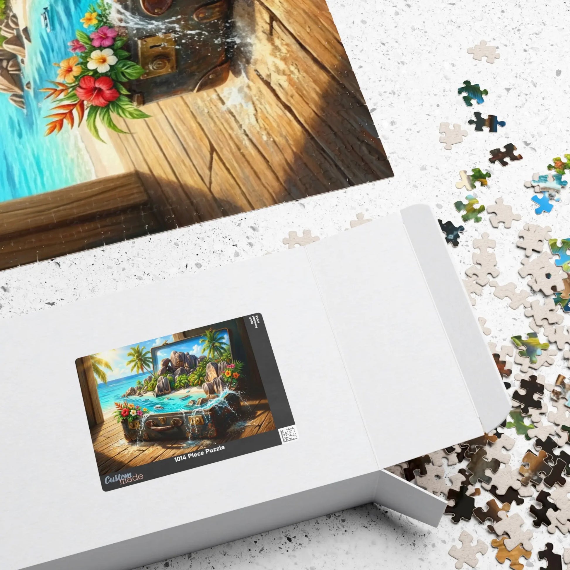 Seychelles Beach Jigsaw Puzzle 