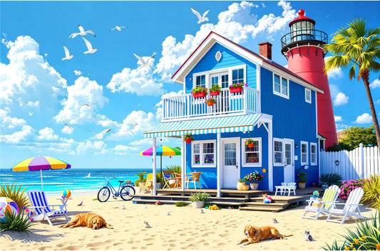 Beach House Jigsaw Puzzle