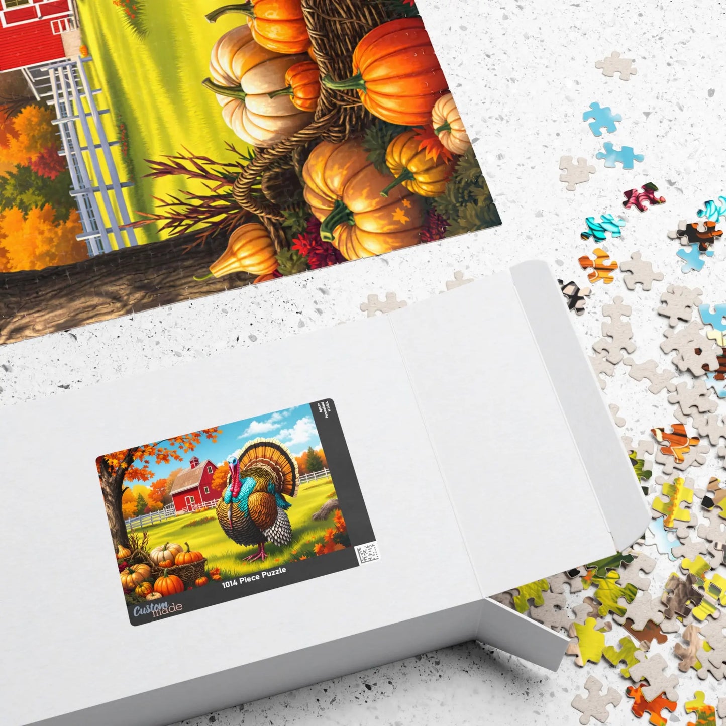 Thanksgiving Turkey Jigsaw Puzzle Printify
