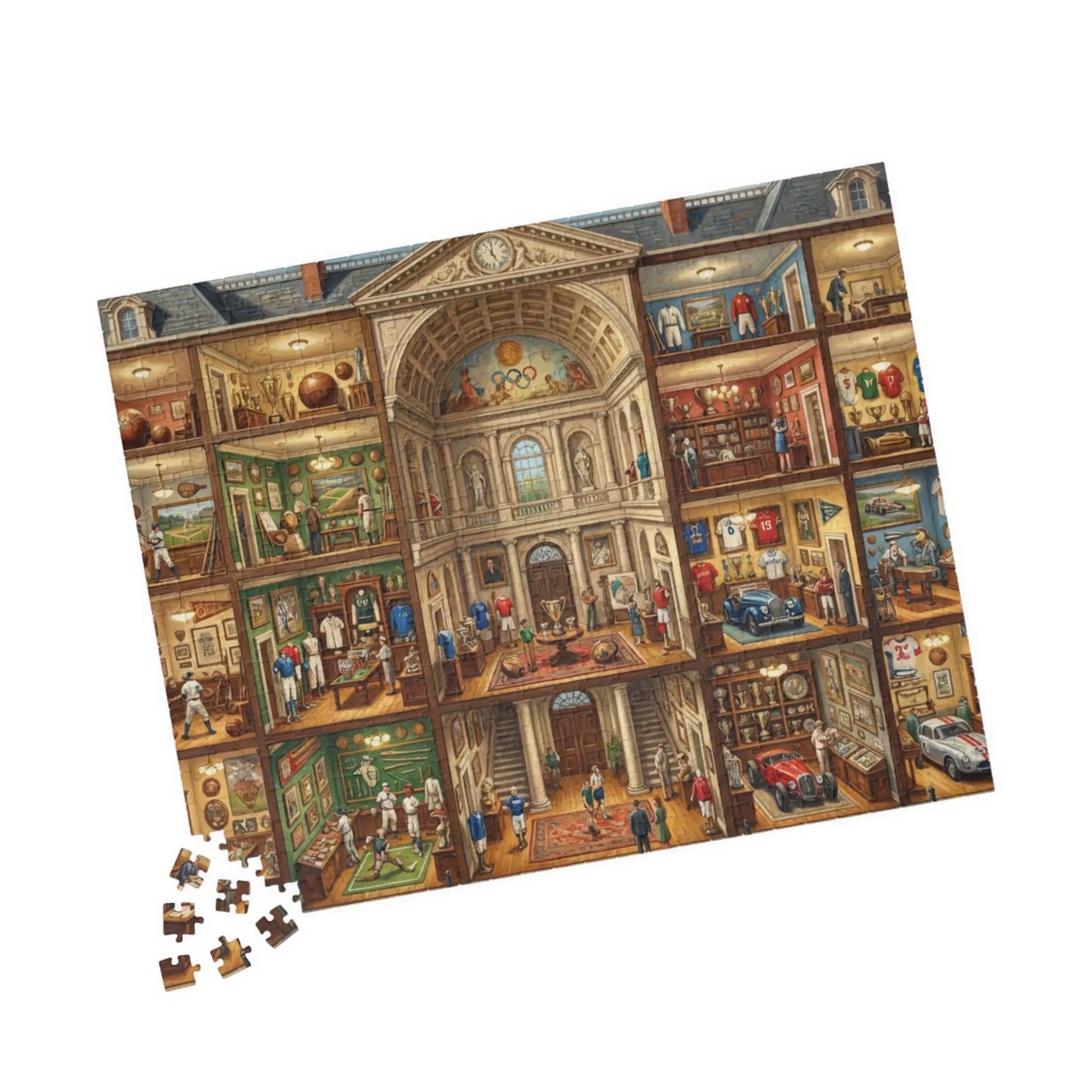 Sports Museum Cutaway Jigsaw Puzzle 