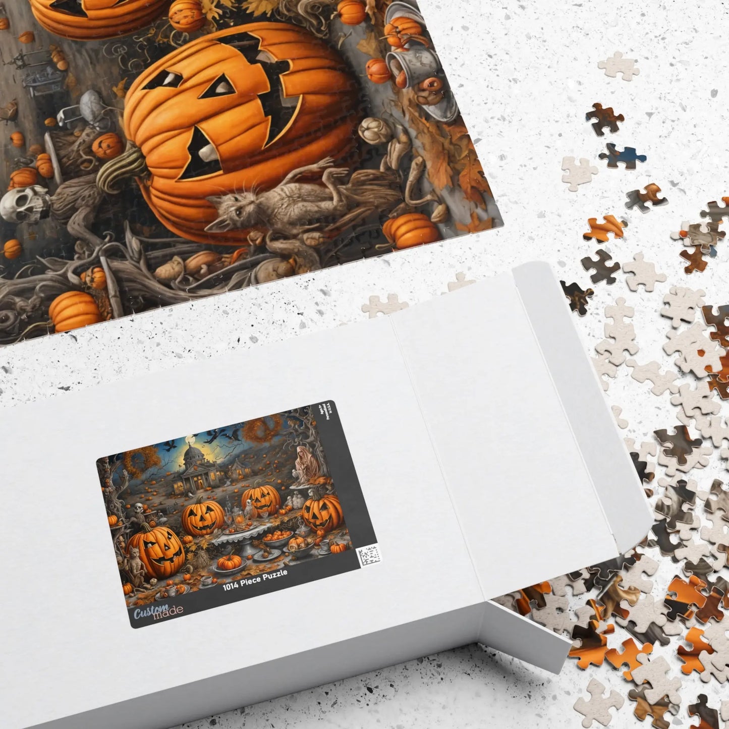 Halloween Night Frights Jigsaw Puzzle Printify