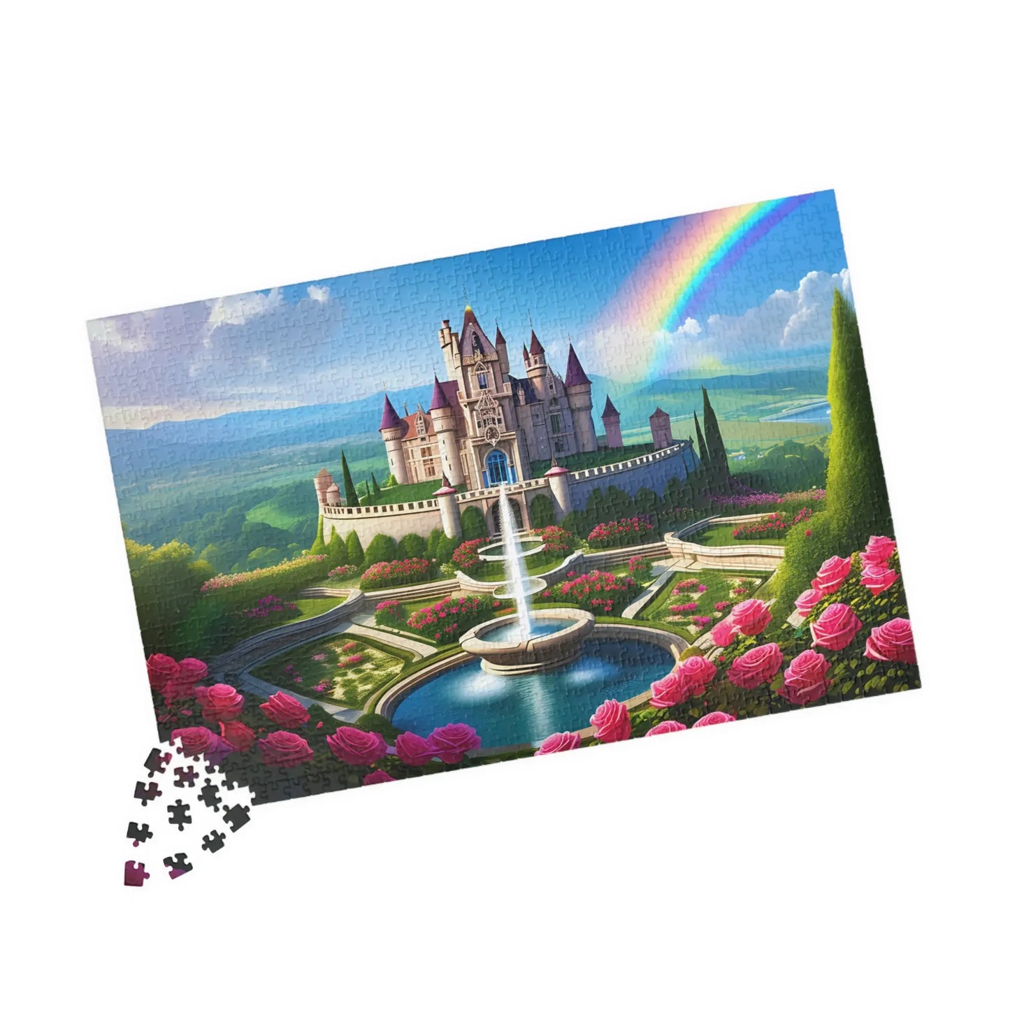 Majestic Castle Jigsaw Puzzle Printify