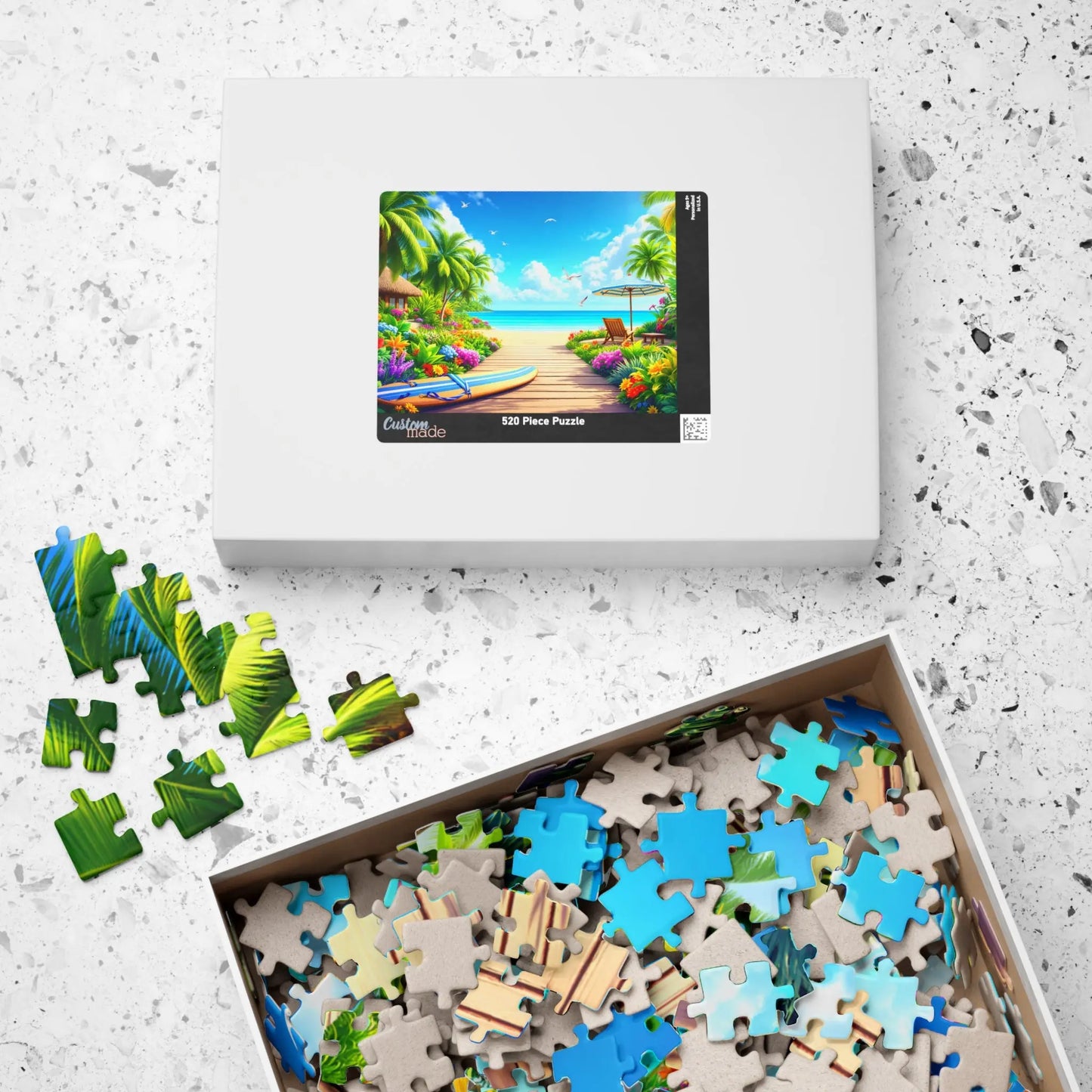 Seaside Stroll Jigsaw Puzzle Printify