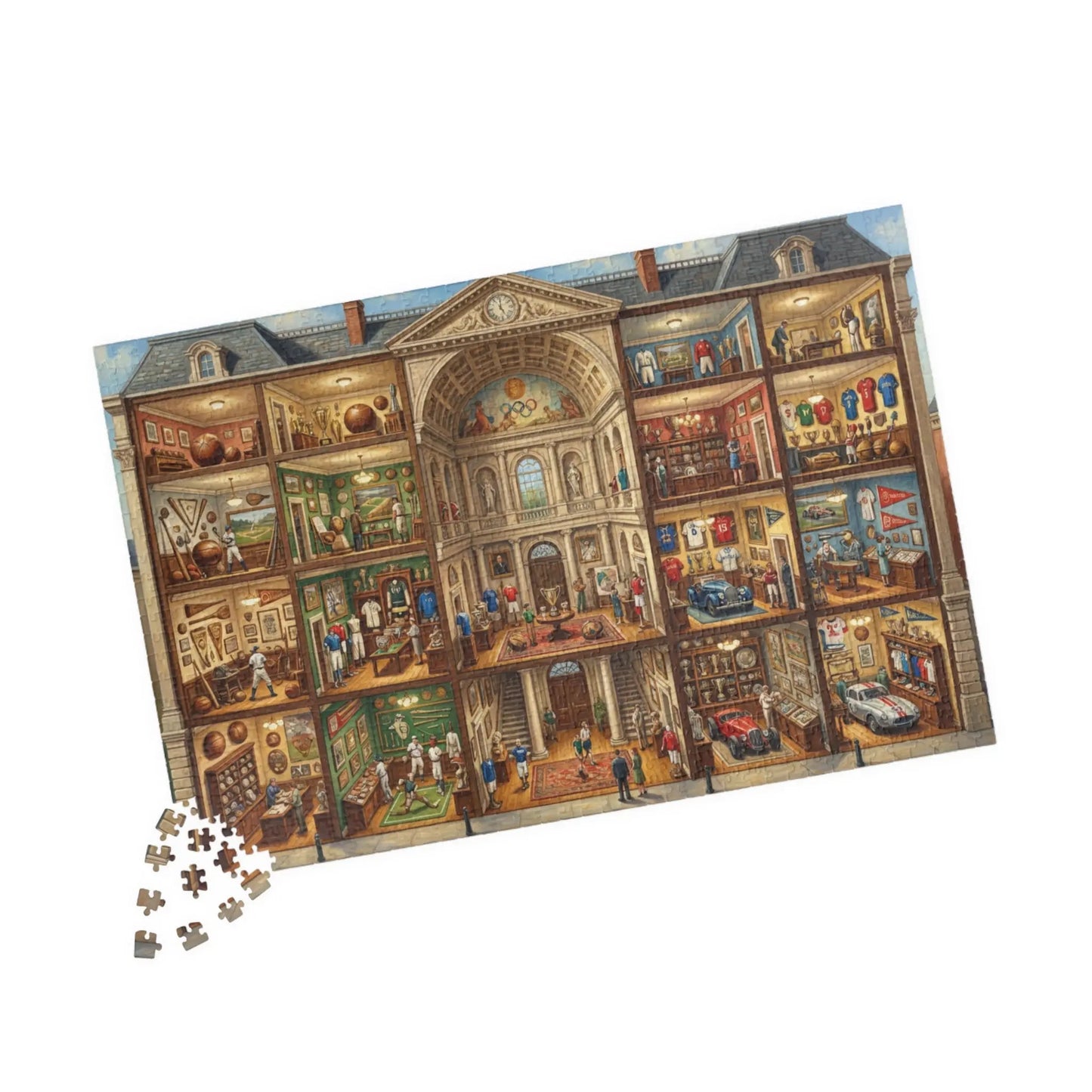 Sports Museum Cutaway Jigsaw Puzzle 