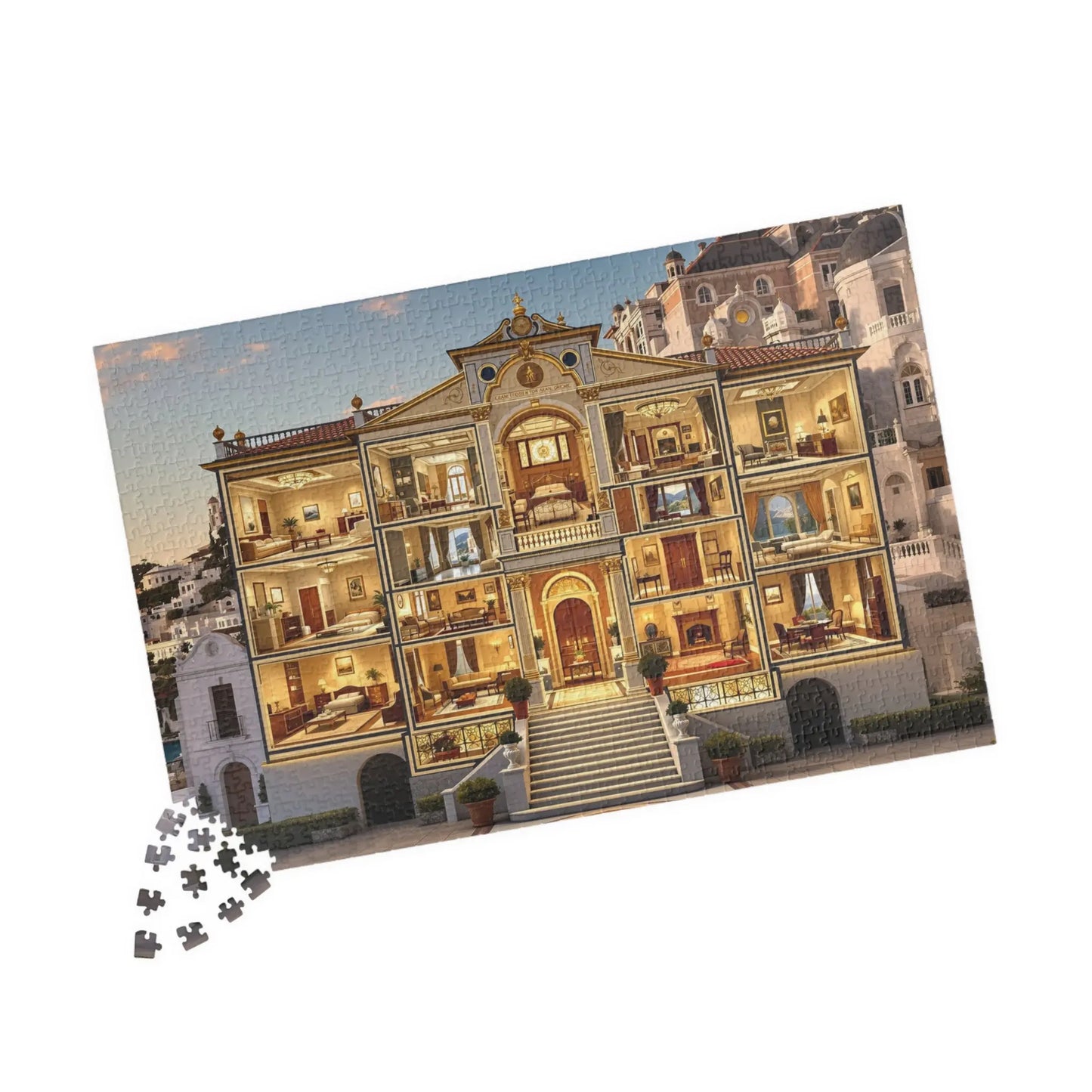 Greek Mansion Jigsaw Puzzle 