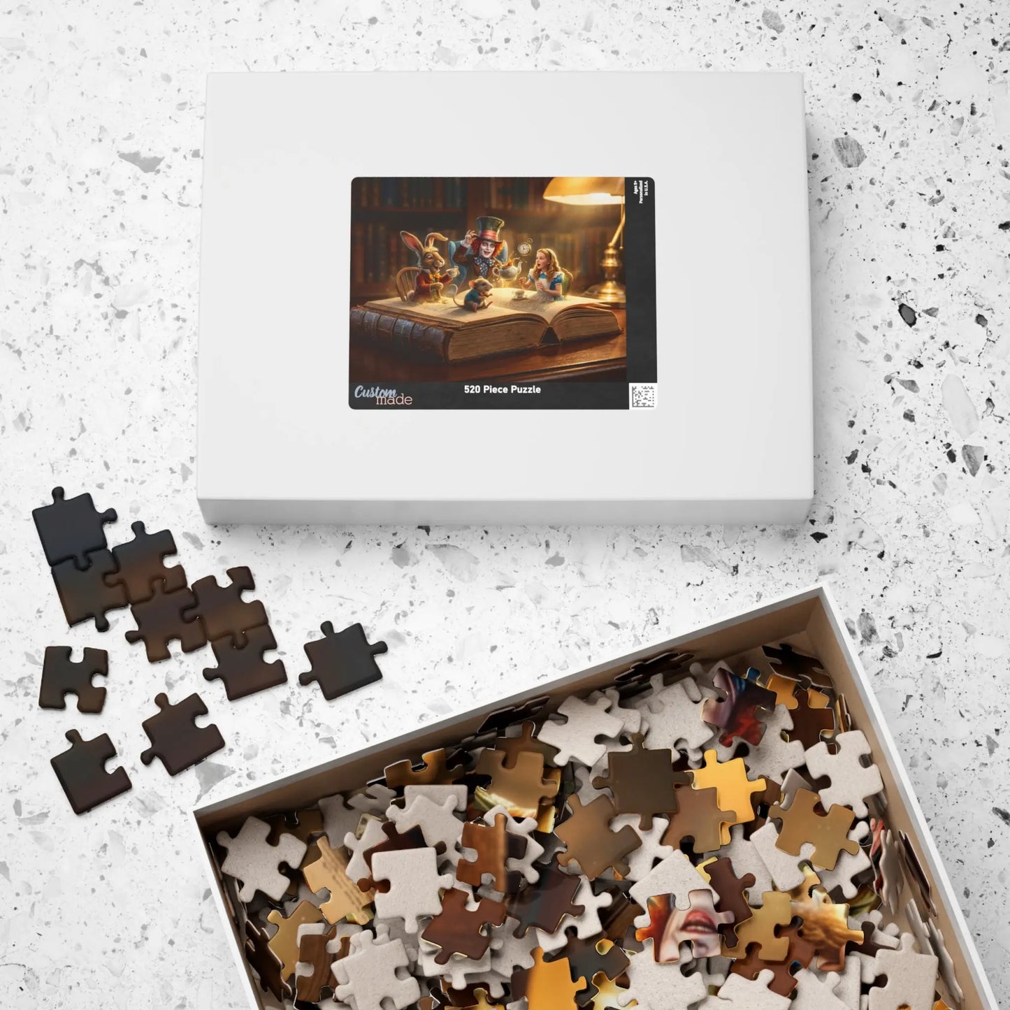 Alice’s Whimsical Tea Party Jigsaw Puzzle 
