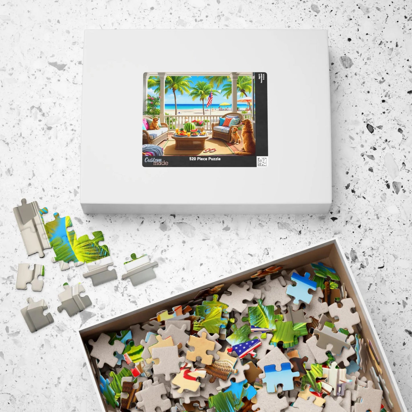 Poarchside Paradise Jigsaw Puzzle Printify
