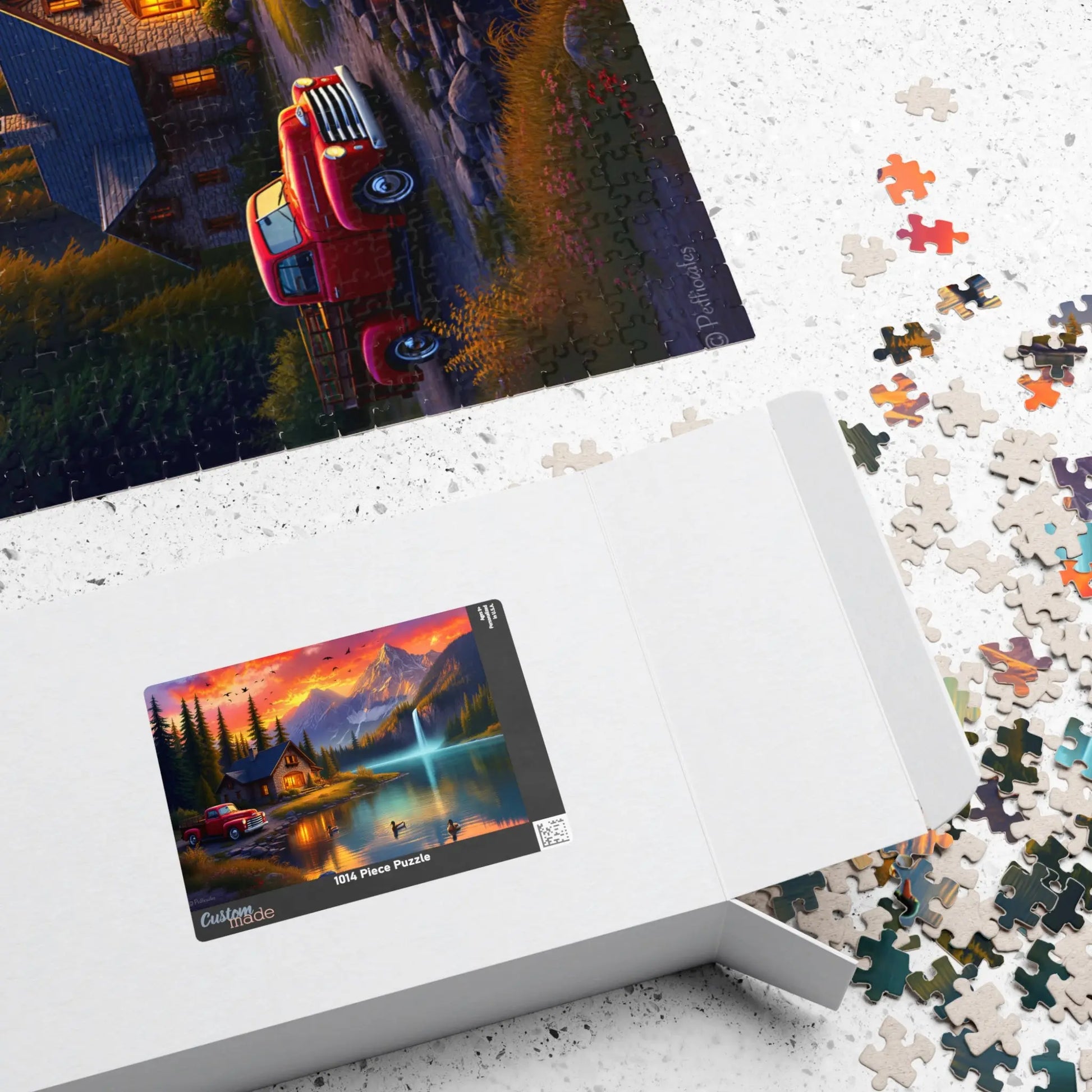 Lakeside Retreat Jigsaw Puzzle Printify