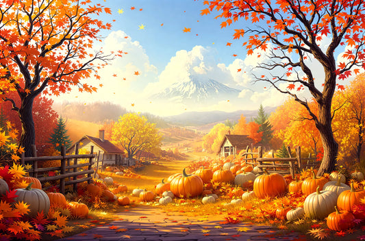 Autumn Farm Jigsaw Puzzle Printify