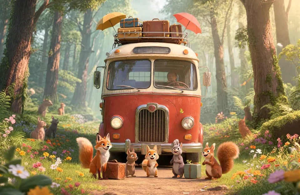 Whimsical Forest Jigsaw Puzzle Printify