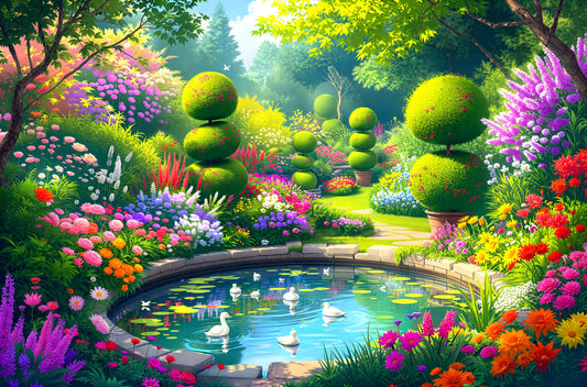 Tranquil Garden Escape Jigsaw Puzzle 