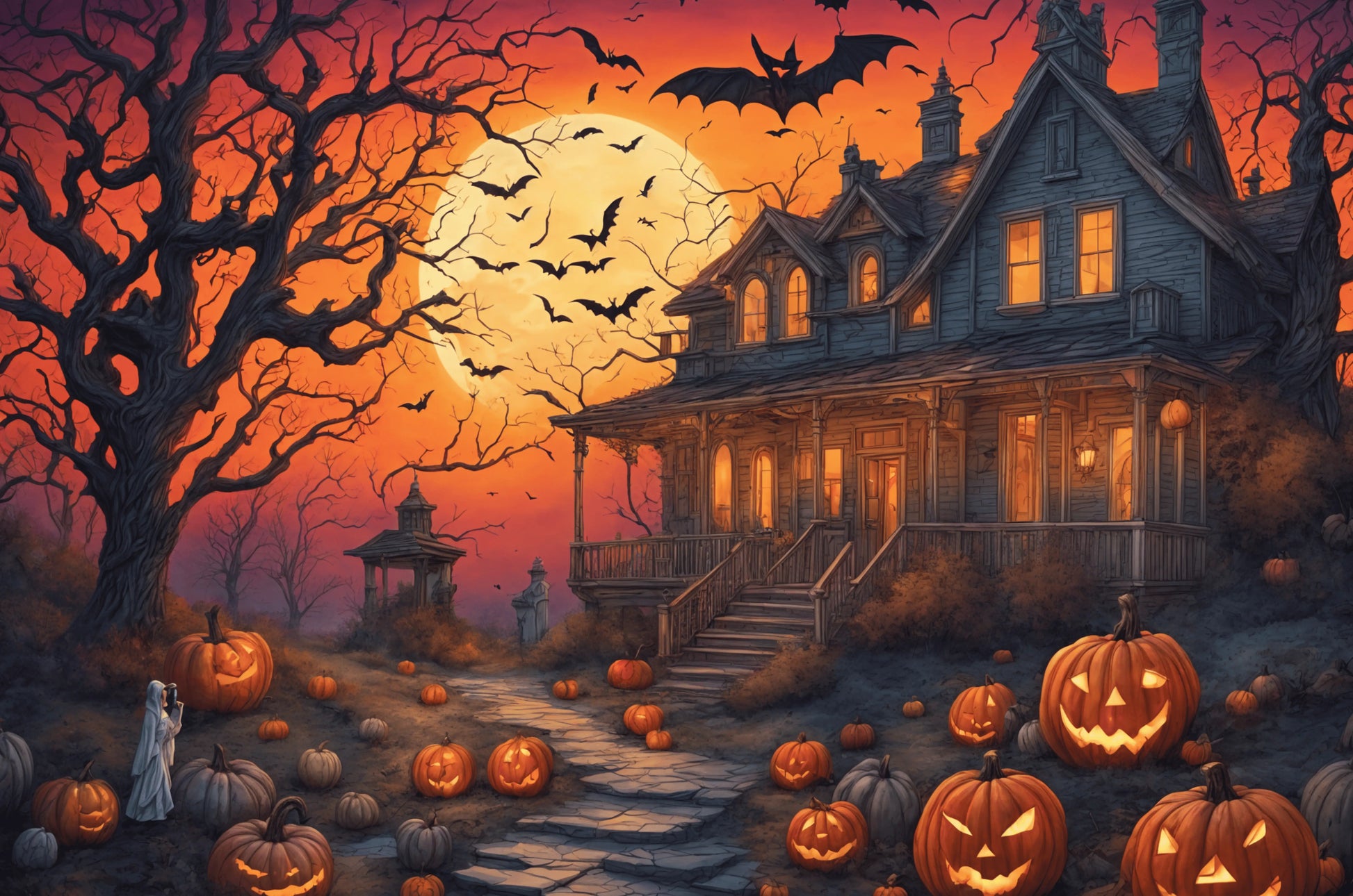 Spooky Mansion Jigsaw Puzzle 