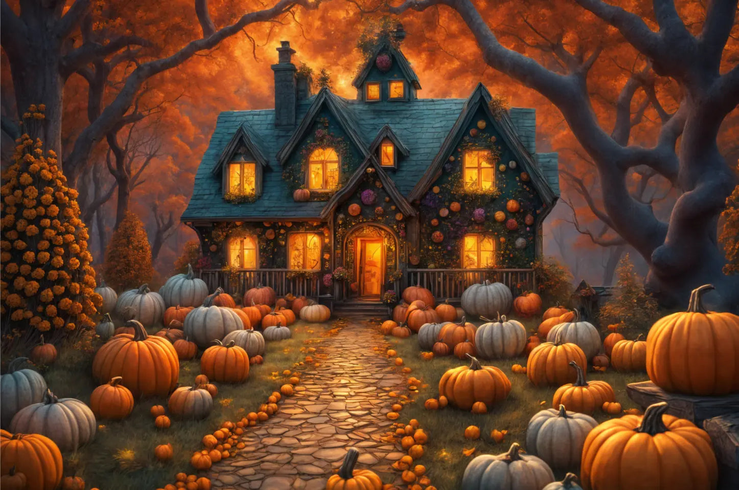 Halloween Enchantment Jigsaw Puzzle Printify