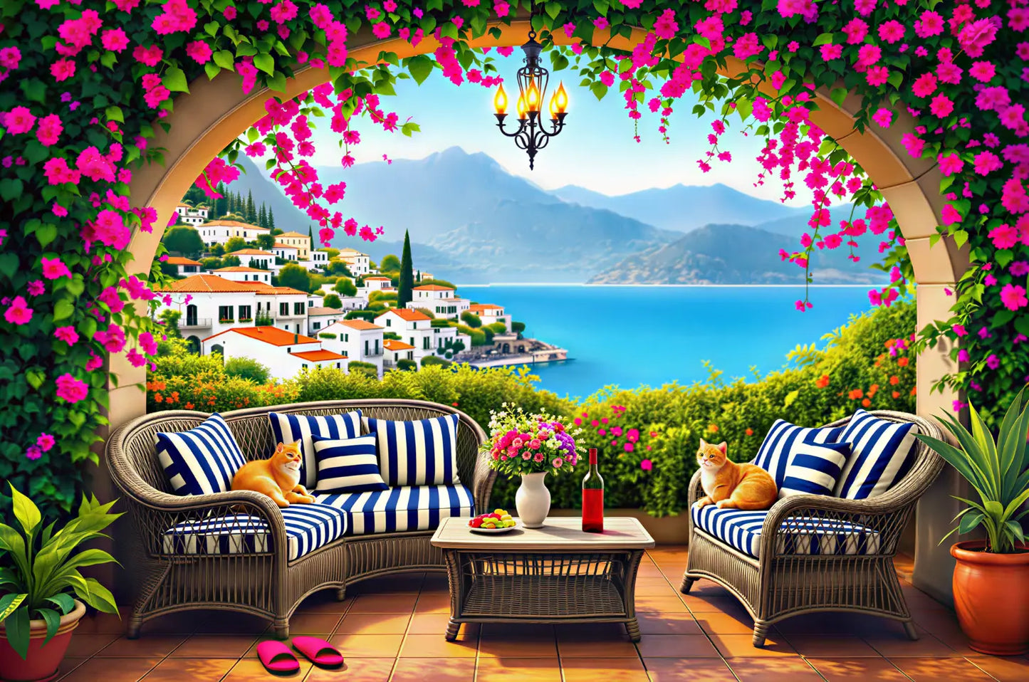 Lakeside Veranda Jigsaw Puzzle 