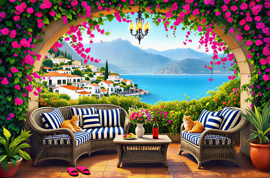 Lakeside Veranda Jigsaw Puzzle 